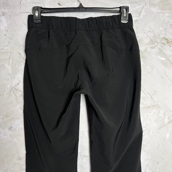 Lululemon On The Fly Pant Woven 28" WOMENS 8 Black Joggers Travel Pockets EUC - Picture 10 of 12